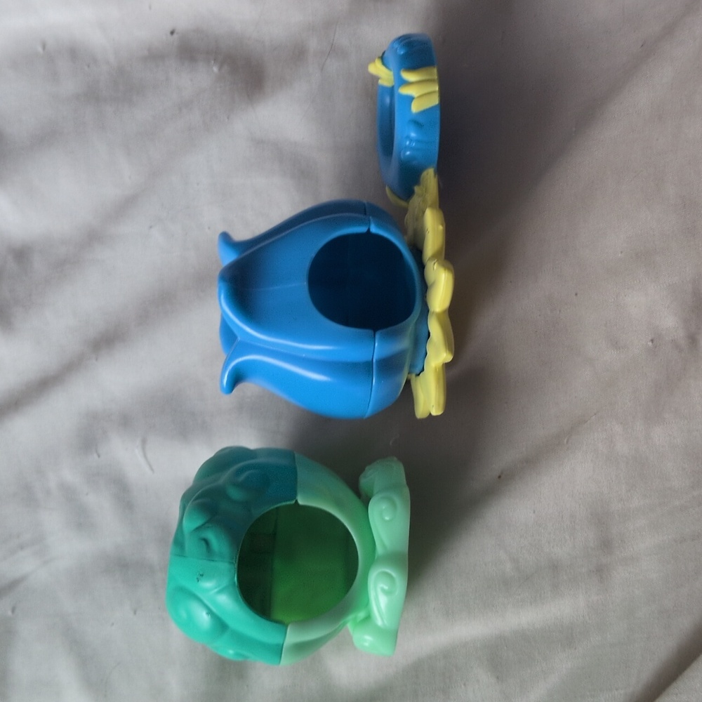Zoobles Habitats Lot Spring To Life Blue Yellow Tulip House Green